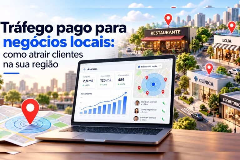 Entenda como o tráfego pago para negócios locais pode aumentar sua visibilidade, alcançar clientes da sua região e gerar novas oportunidades.